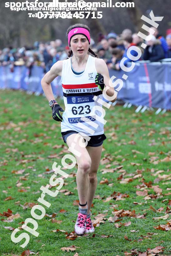 Womens under-17s and junior British Athletics Liverpool Cross Challenge, Sefton Park, Liverpool. Photo:  David T. Hewitson/Sports for All Pics